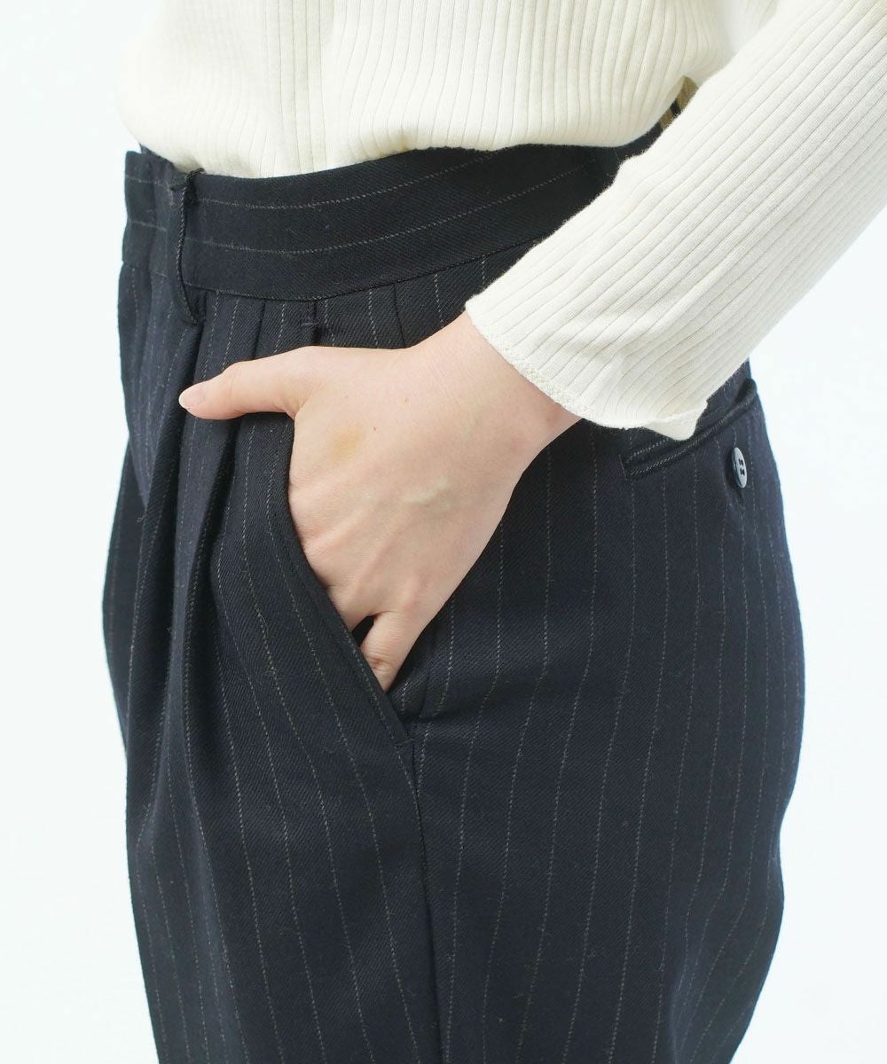 THE SHINZONE(ザ シンゾーン)チョークストライプパンツ CHALK STRIPE