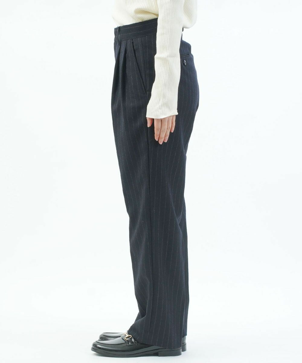 THE SHINZONE(ザ シンゾーン)チョークストライプパンツ CHALK STRIPE