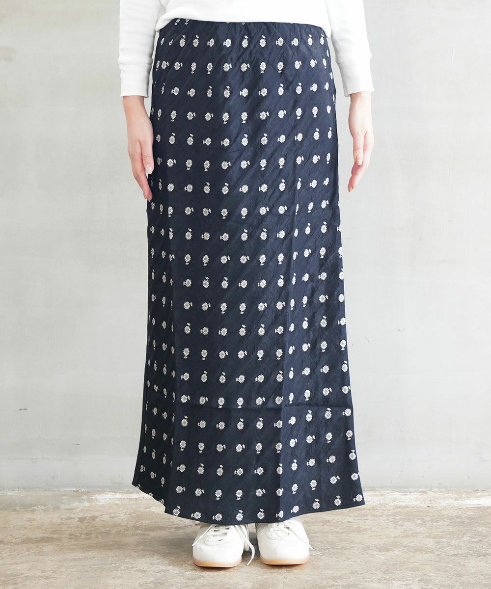 THE SHINZONE(ザ シンゾーン)ILICA JACQUARD SKIRT | BLEU COMME BLEU