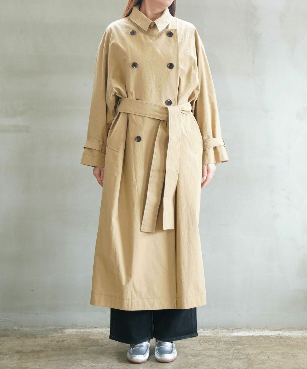 SACRA(サクラ)クランプルドフィニッシュコットンコート | BLEU COMME