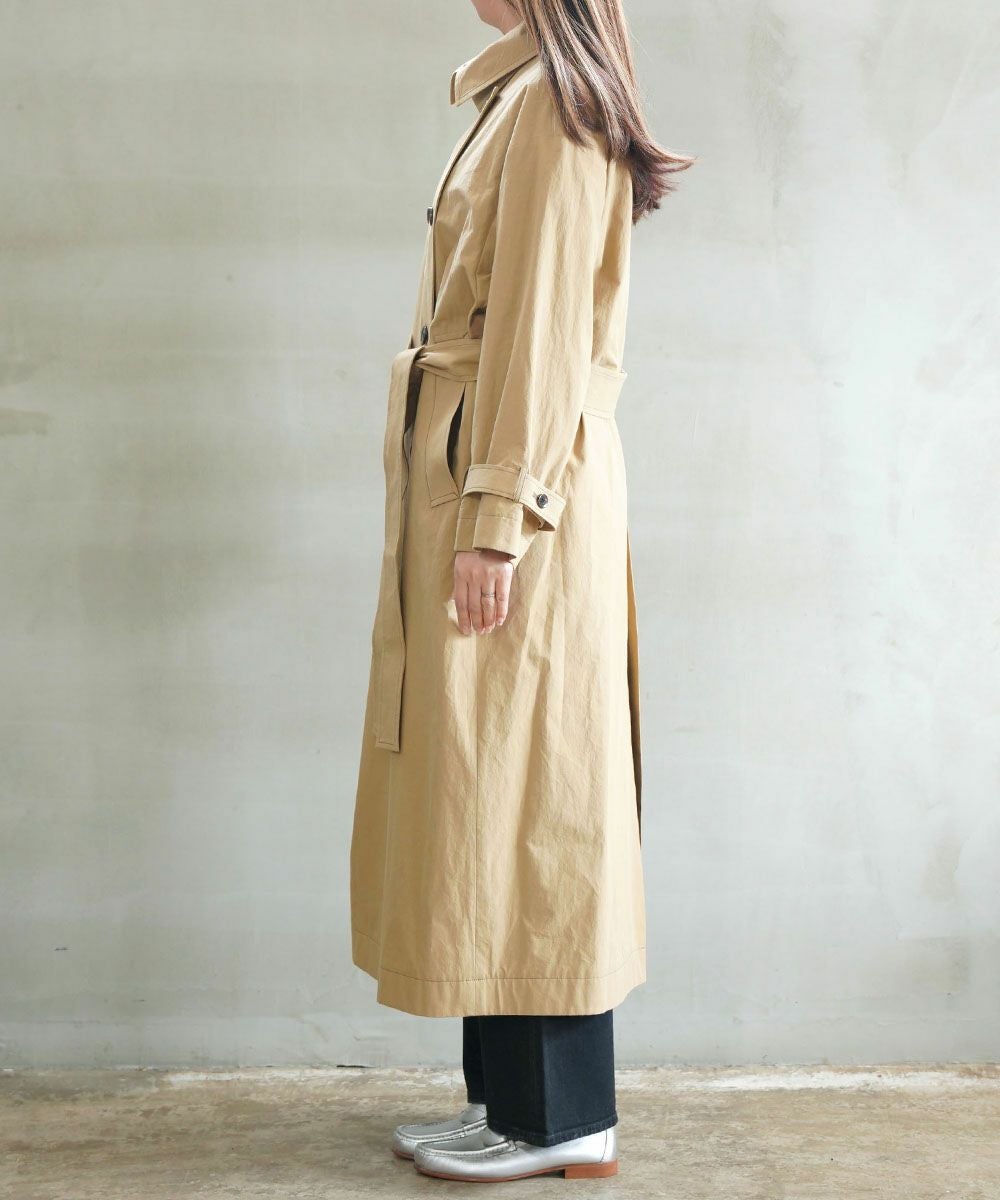 SACRA(サクラ)クランプルドフィニッシュコットンコート | BLEU COMME