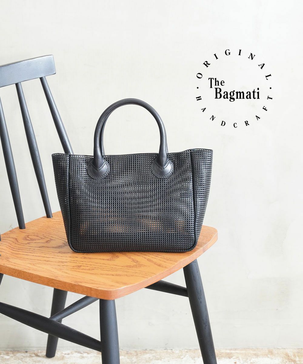 The Bagmati(ザ バグマティ)レザーメッシュトートバッグ | BLEU COMME