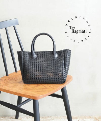 美品 The Bagmati メッシュバッグ メタリックブラック バグマティ The 