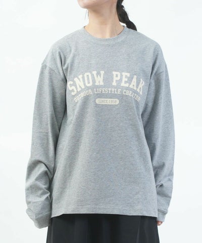 Snow Peak(スノーピーク) Varsity Logo L/S T-Shirt