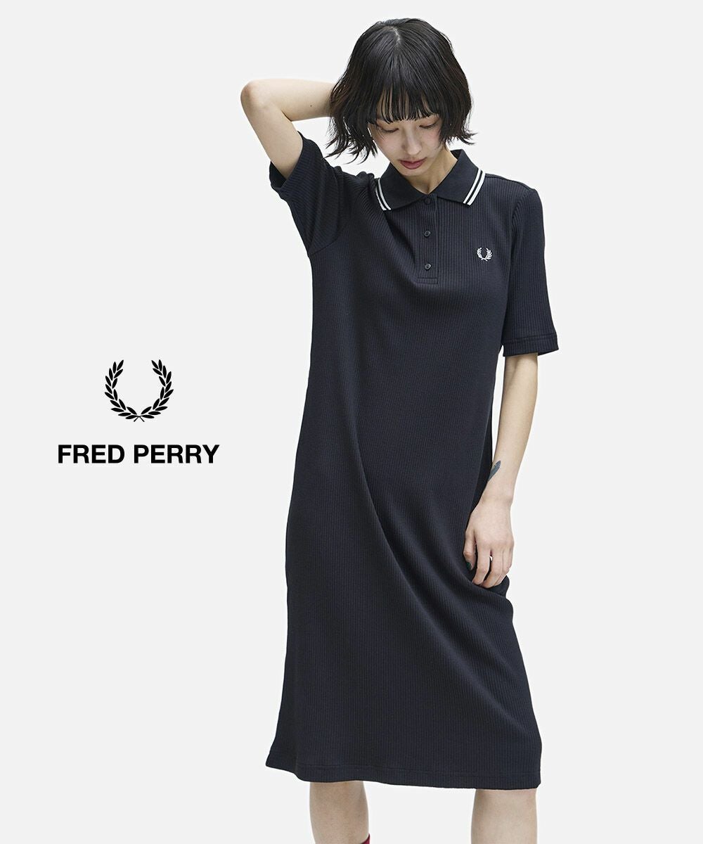 FRED PERRY(フレッドペリー)RIBBED POLO DRESS | BLEU COMME BLEU