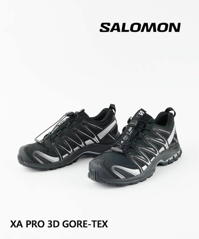 SALOMON(サロモン) XA PRO 3D GORE-TEX Black/Black/Ftw Silver(BKSV)