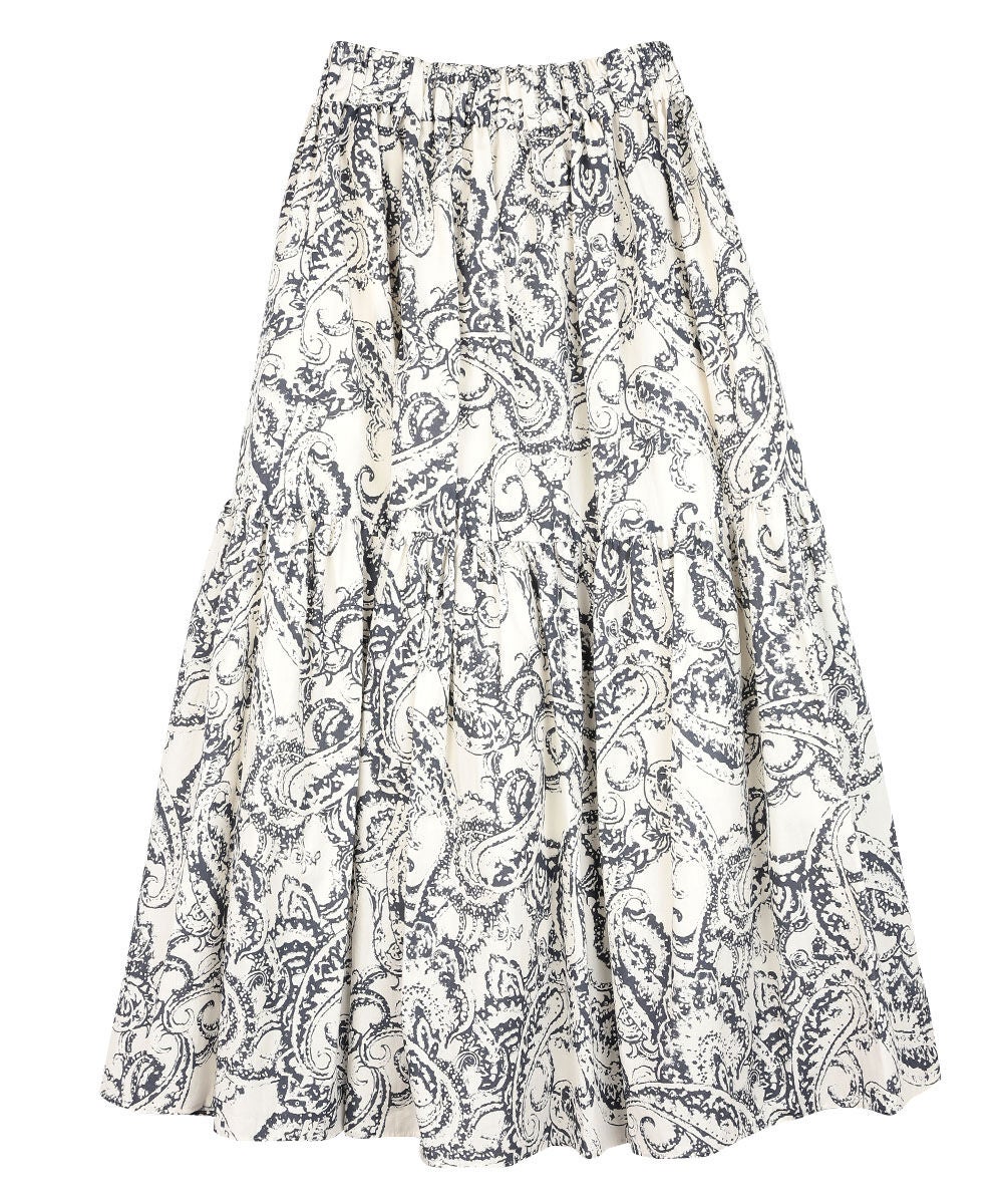 SACRA 美品❗️BLURRED PAISLEY SKIRT SACRA(サクラ)BLURRED PAISLEY SKIRT | BLEU COMME BLEU(ブルーコムブルー)