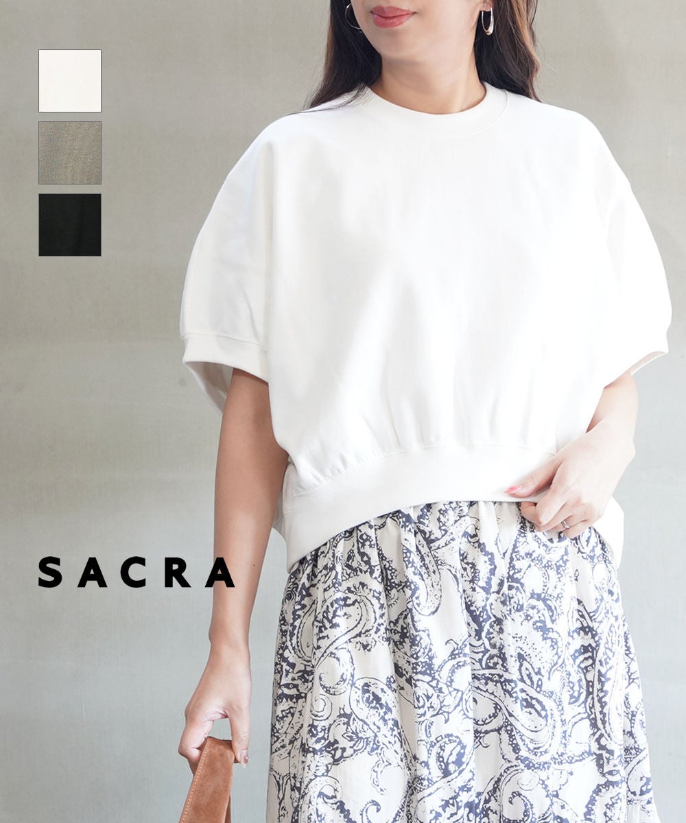 SACRA(サクラ)DOUBLE KNITTED CLOTH TOP | BLEU COMME BLEU(ブルーコム