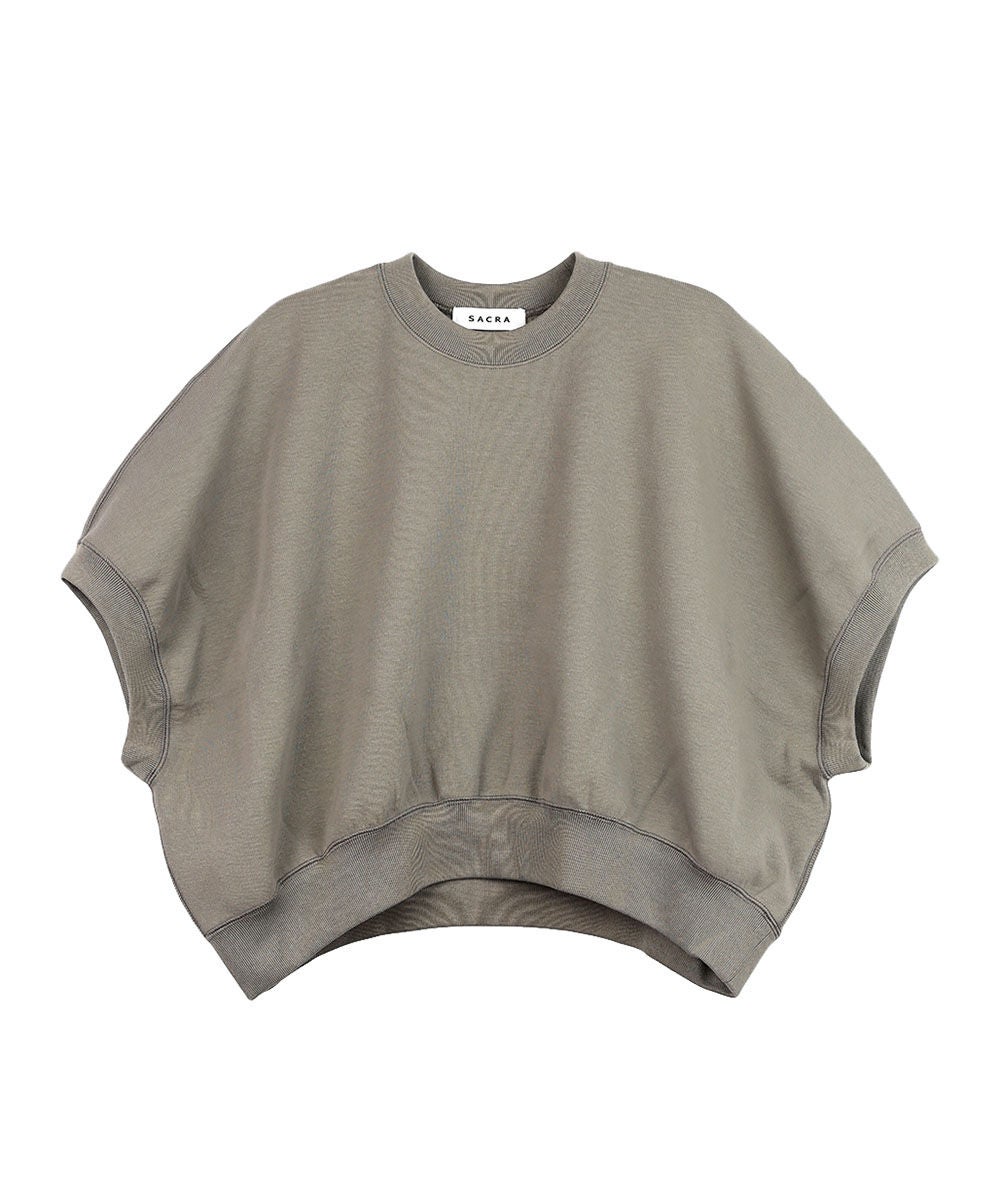 トップス SACRA DOUBLE KNITTED CLOTH TOP SACRA(サクラ)DOUBLE KNITTED CLOTH TOP | BLEU COMME BLEU(ブルーコム