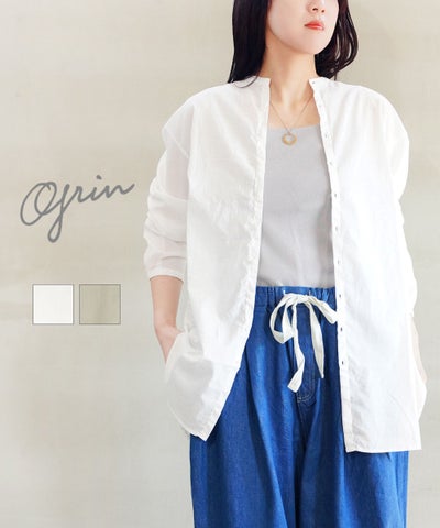 grin(グリン) 100/2ボイルロングシャツ