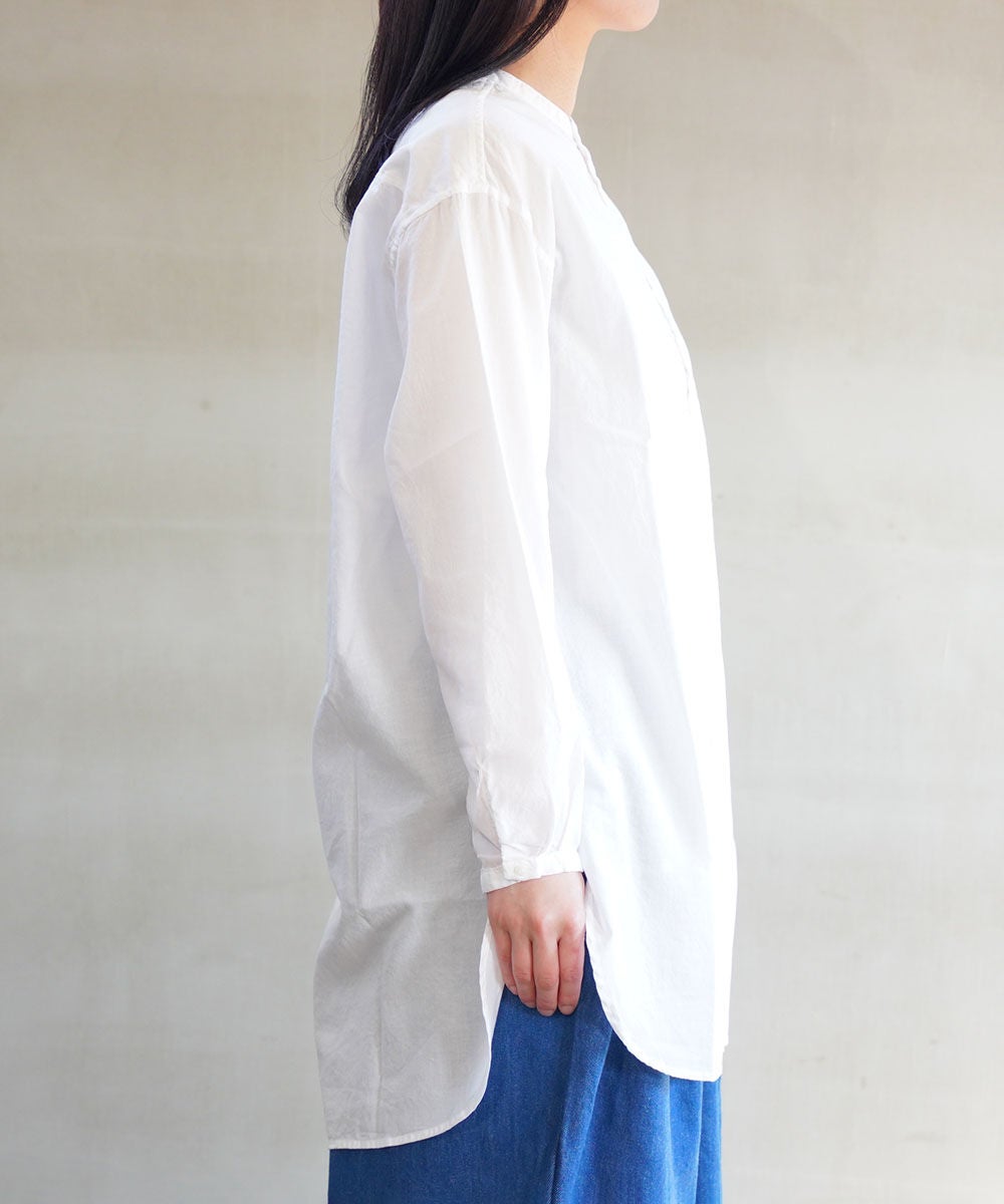 grin(グリン)100/2ボイルロングシャツ | BLEU COMME BLEU(ブルーコム