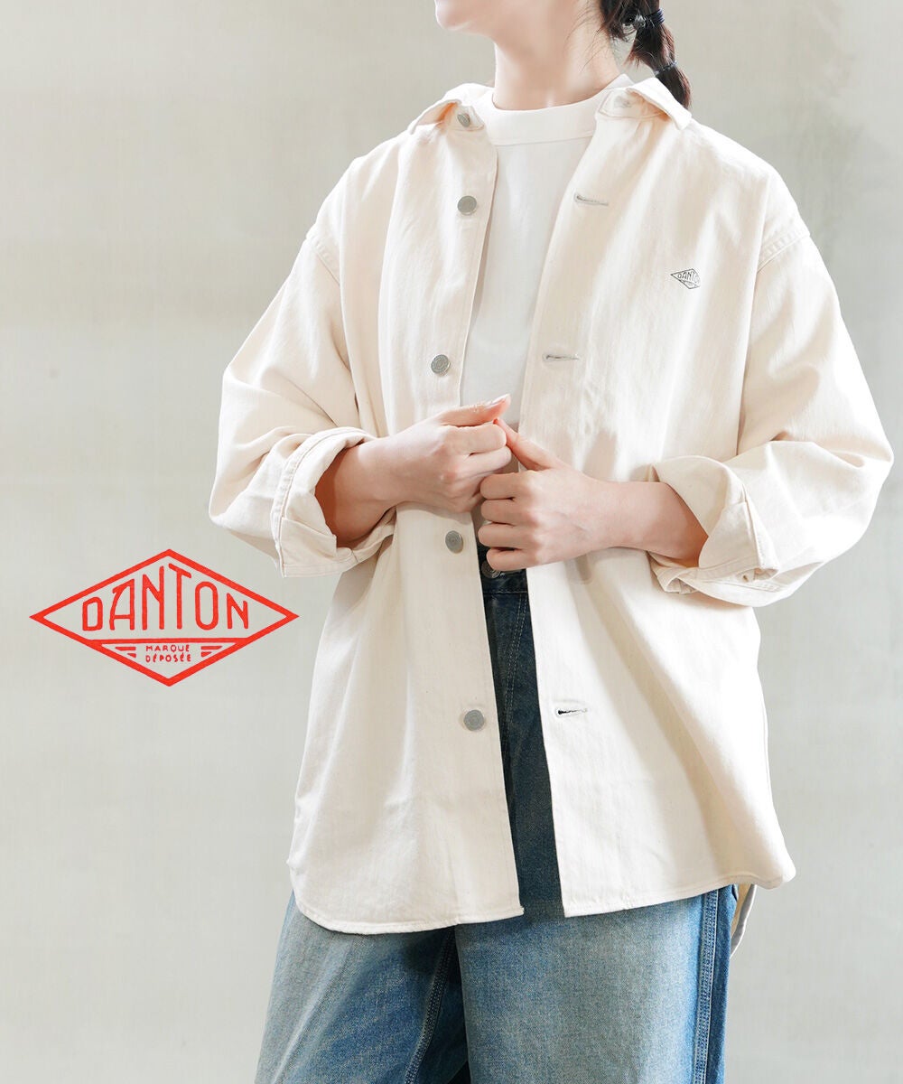 DANTON(ダントン)シャンブレー半袖ワークシャツ | BLEU COMME BLEU
