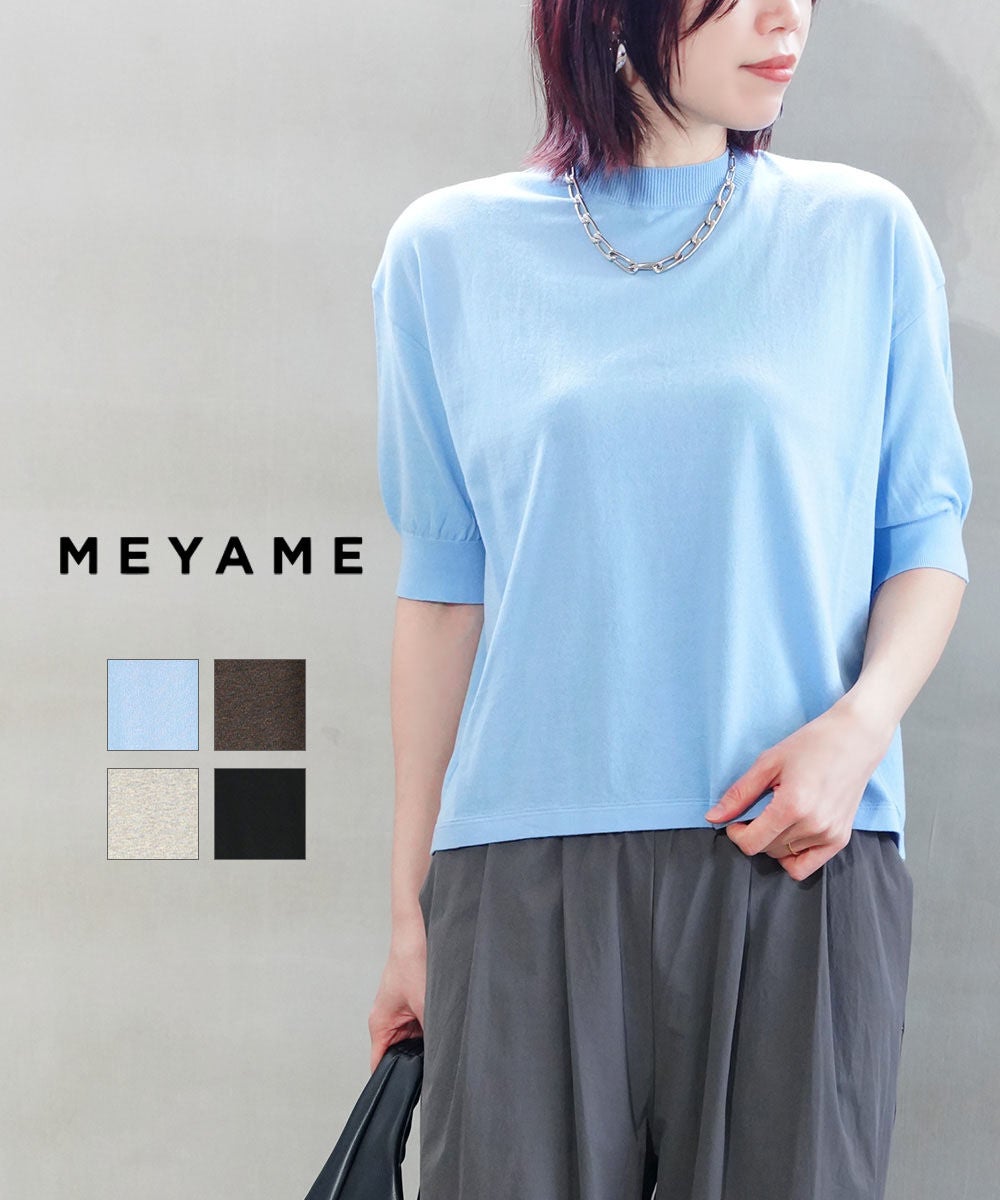 【専用】meyame カットソー 楽天市場】MEYAME(メヤメ) プリントスリットティー PRINT SLIT TEE T