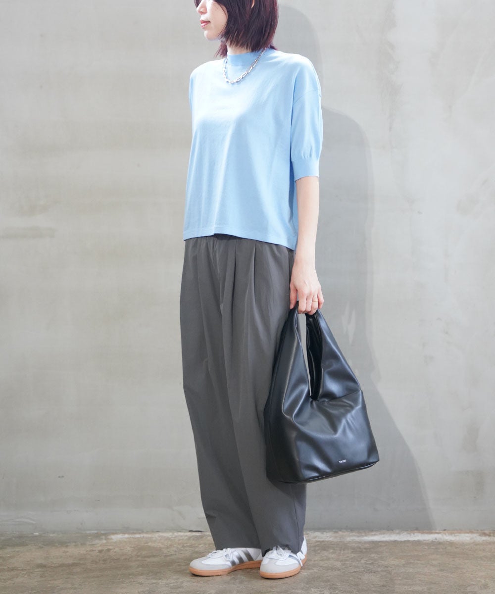 MEYAME(メヤメ)COTTON KNIT TEE | BLEU COMME BLEU(ブルーコムブルー)