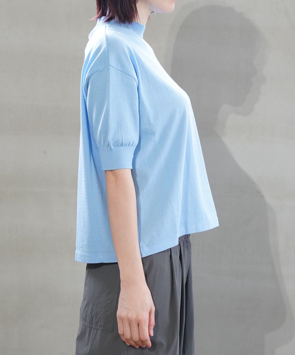 MEYAME(メヤメ)COTTON KNIT TEE | BLEU COMME BLEU(ブルーコムブルー)