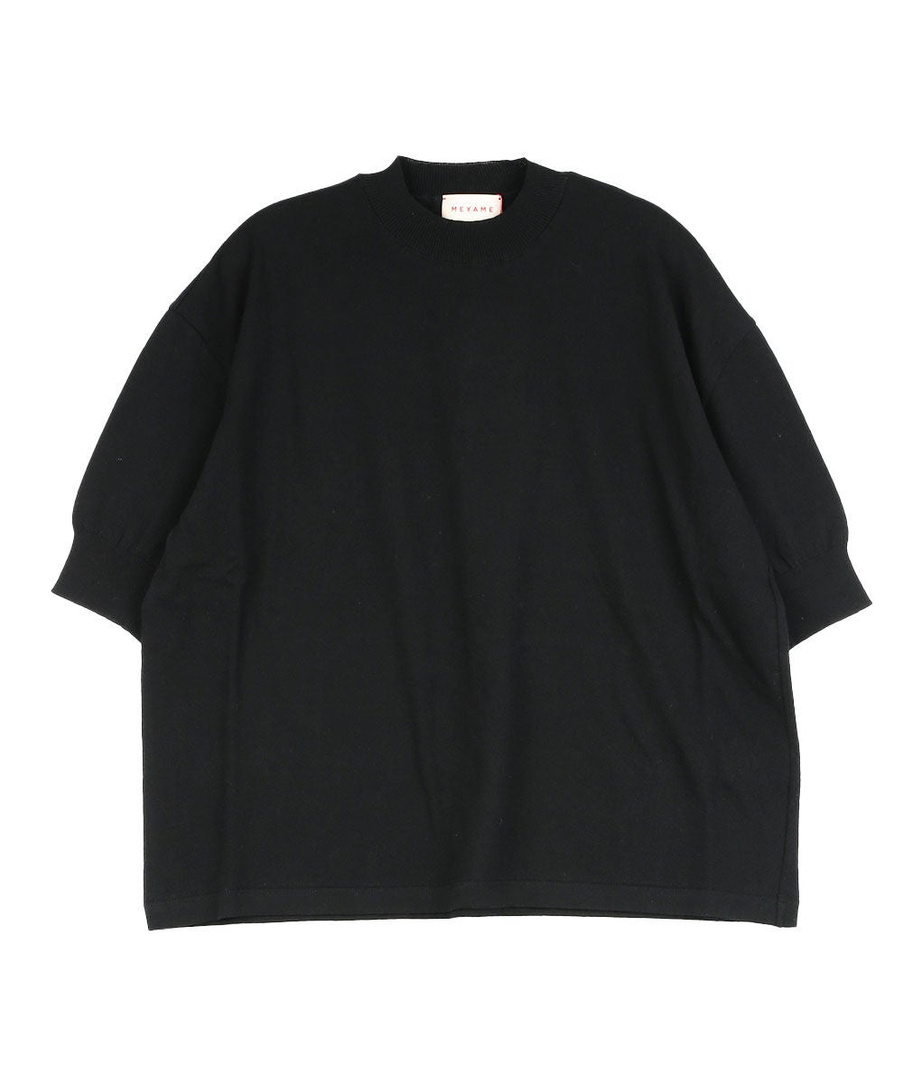 MEYAME  カットソー Bshop｜MEYAME |<別注>コットンニット ボーダー半袖Tシャツ WOMEN