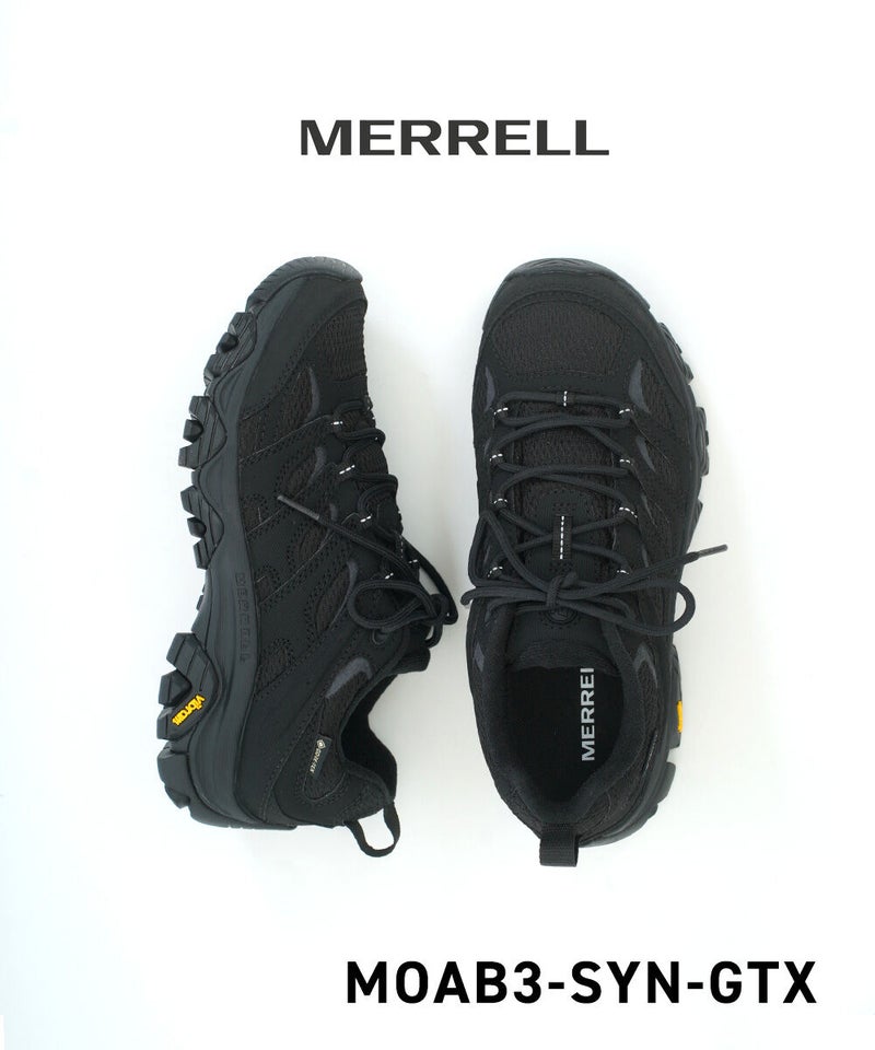 MERRELL(メレル) MOAB 3 SYNTHETIC GORE-TEX ブラック/ブラック(BKBK)