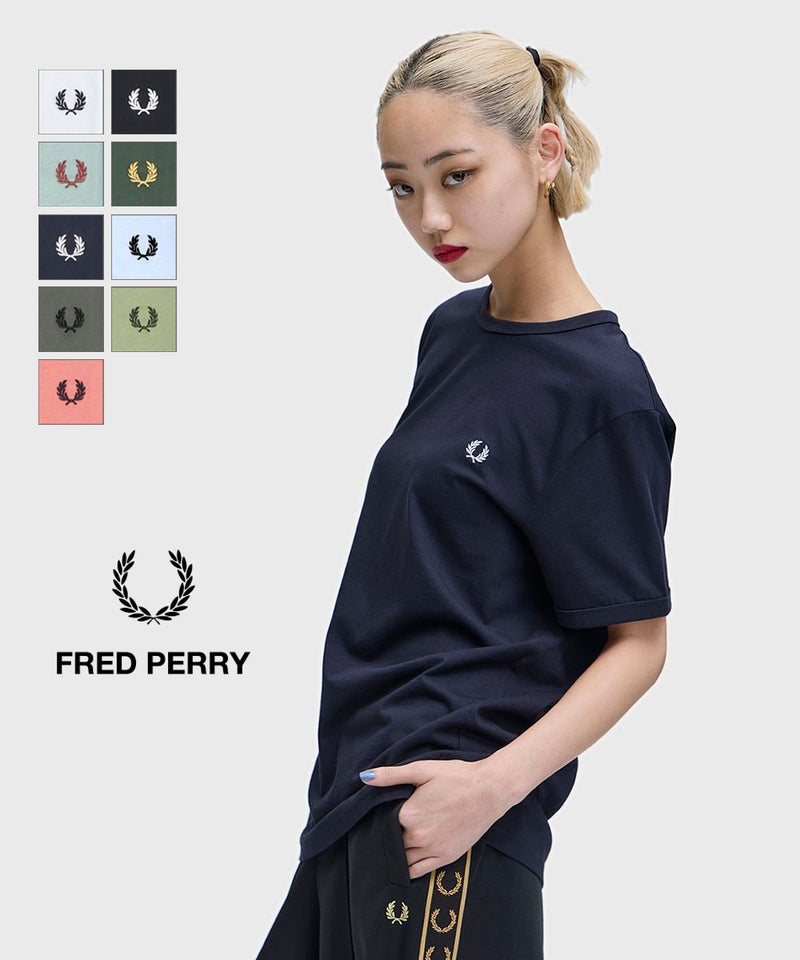 FRED PERRY(フレッドペリー) RINGER T-SHIRT WHITE(100)