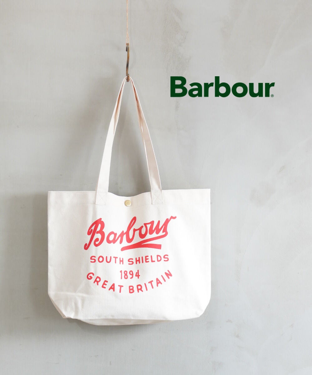 Barbour(バブアー/バーブァー)Script ロゴトートバッグ | BLEU COMME