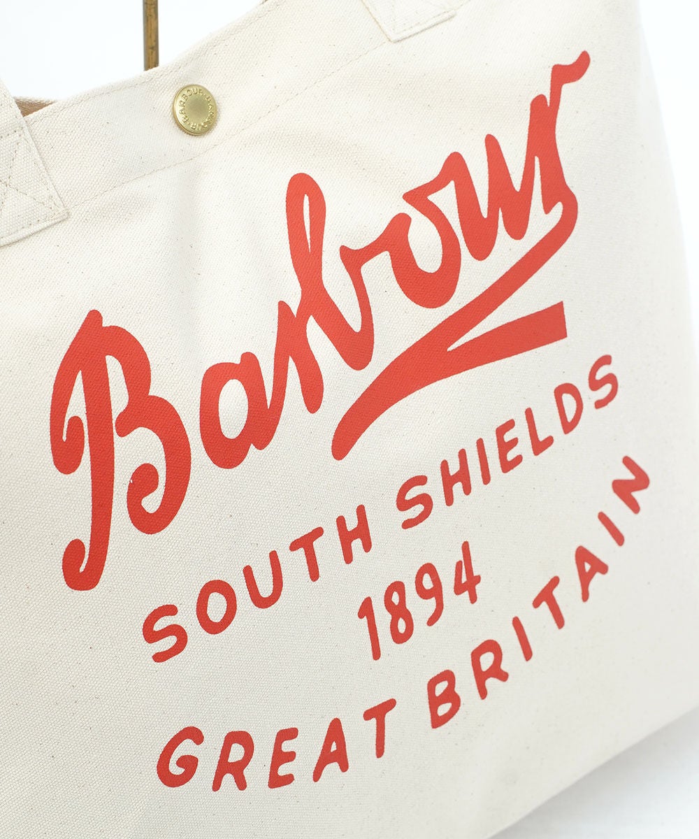 Barbour(バブアー/バーブァー)Script ロゴトートバッグ | BLEU COMME
