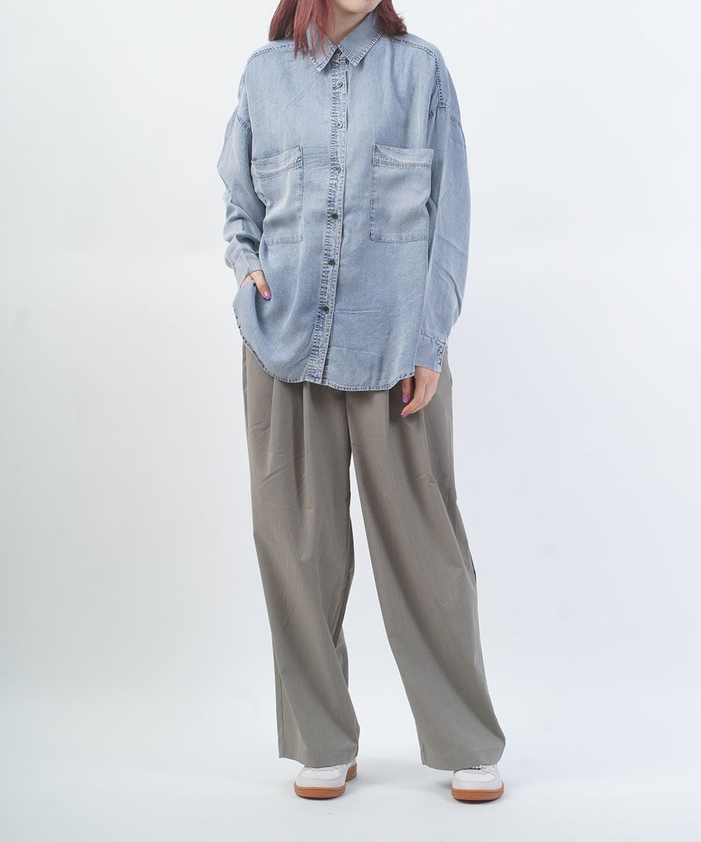 hunch(ハンチ)4.5ozテンセルデニムオーバーシャツ | BLEU COMME BLEU