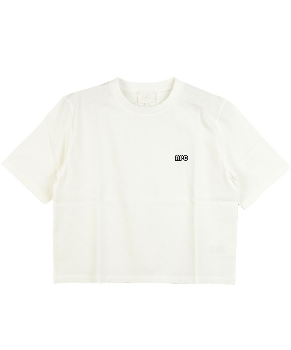 A.P.C.(アー・ペー・セー) 406 ロゴパッチ付Tシャツ | BLEU COMME BLEU