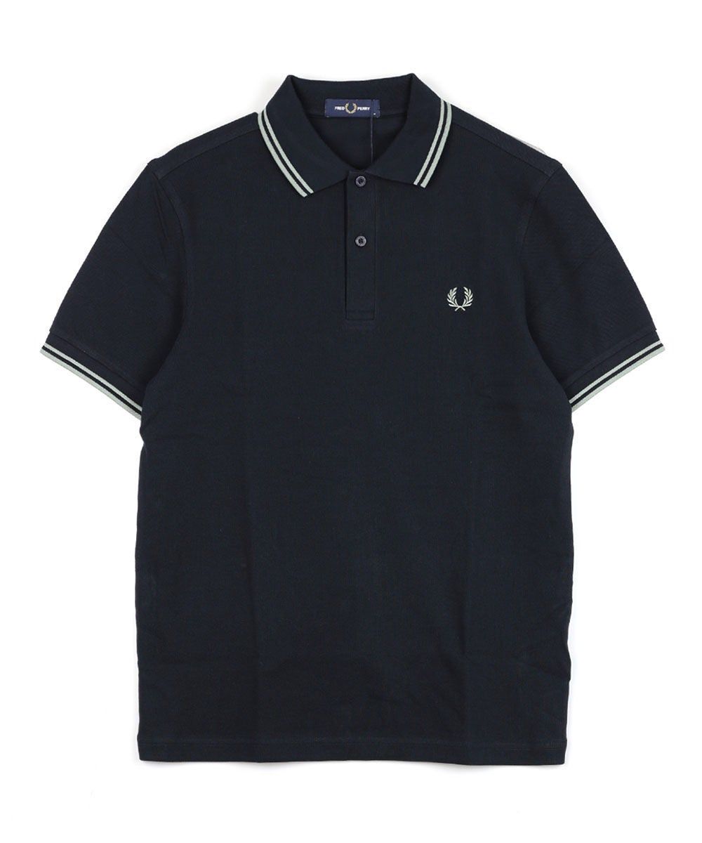 Fred Perry ネイビー Lサイズ M3 - Navy / Ice | The Fred Perry Shirt | Men's Short & Long Sleeve