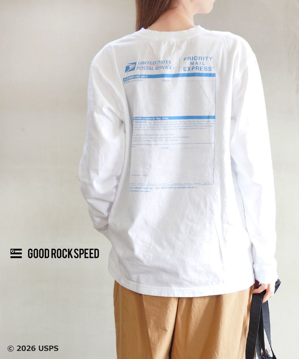 GOOD ROCK SPEED(グッドロックスピード)USPS LETTER PACK MOTIF LS T