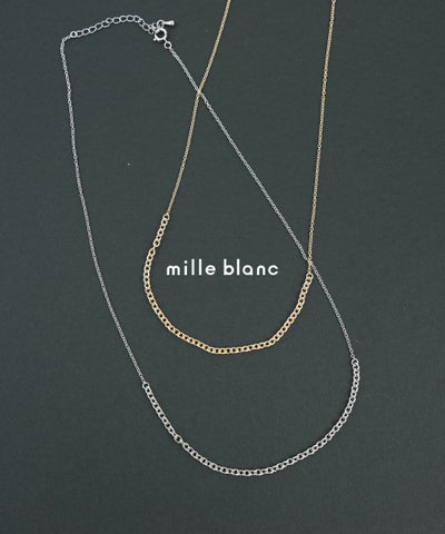 Mille blanc(ミルブラン) チェーンネックレス