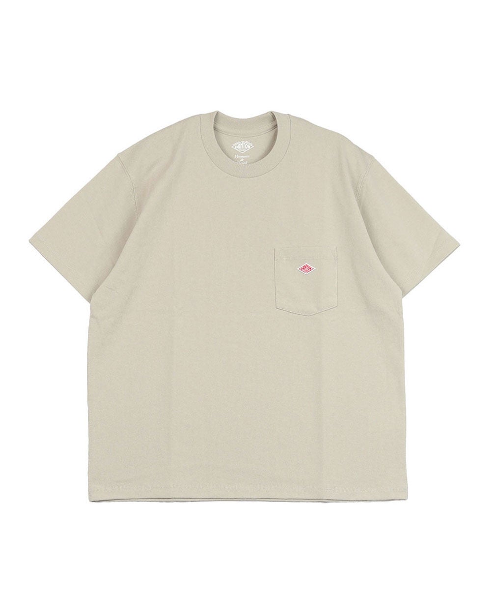 DANTON(ダントン)T/Cオープンエンドジャージィ ポケットTシャツ | BLEU