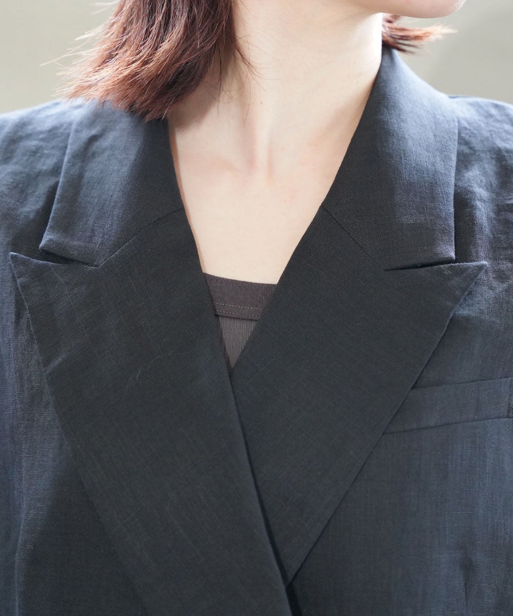 SACRA(サクラ)ZEPHYR LINEN CLOTH JACKET | BLEU COMME BLEU(ブルー
