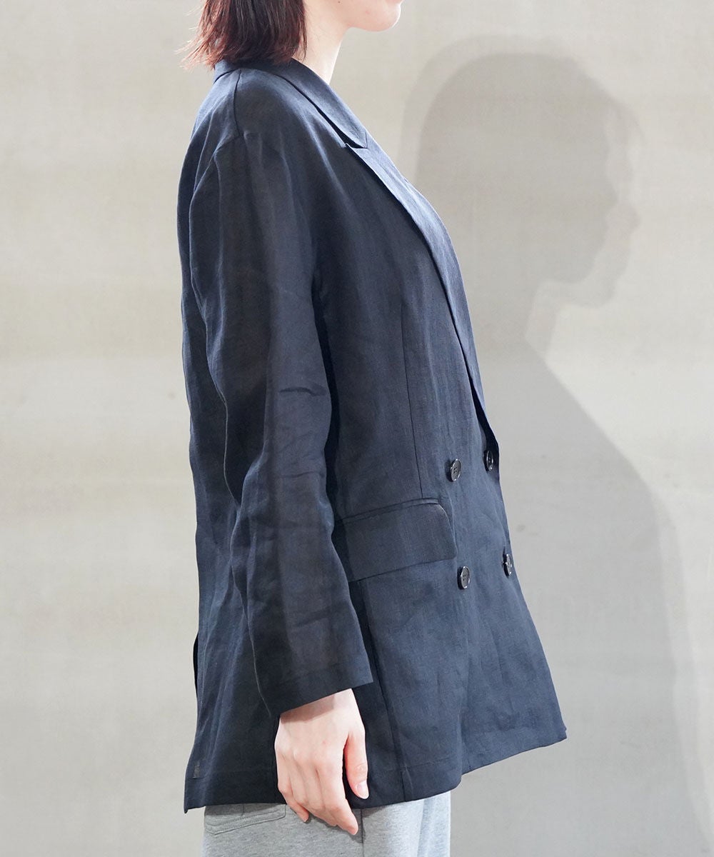 SACRA(サクラ)ZEPHYR LINEN CLOTH JACKET | BLEU COMME BLEU(ブルー