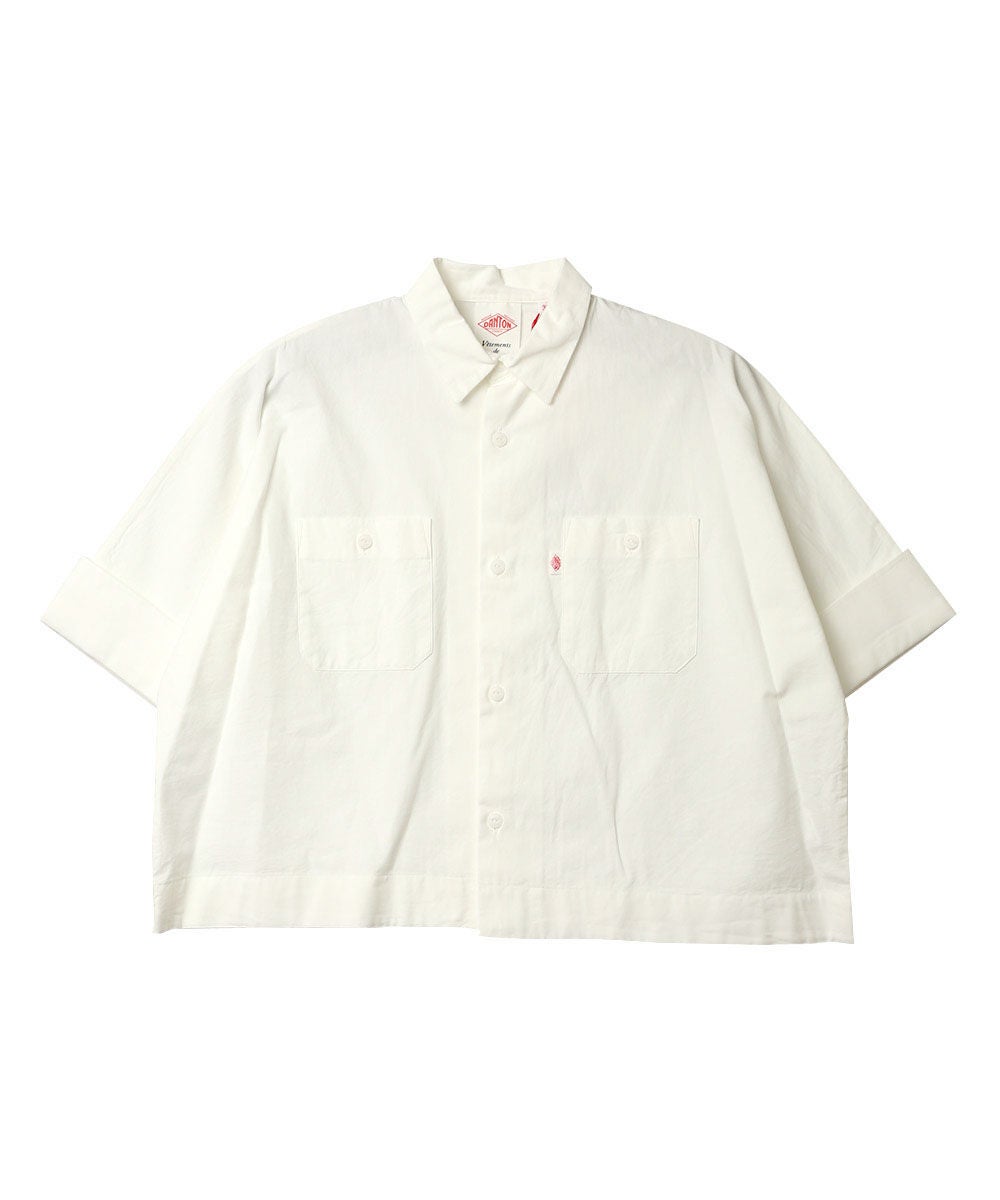 DANTON(ダントン)シャンブレー半袖ワークシャツ | BLEU COMME BLEU