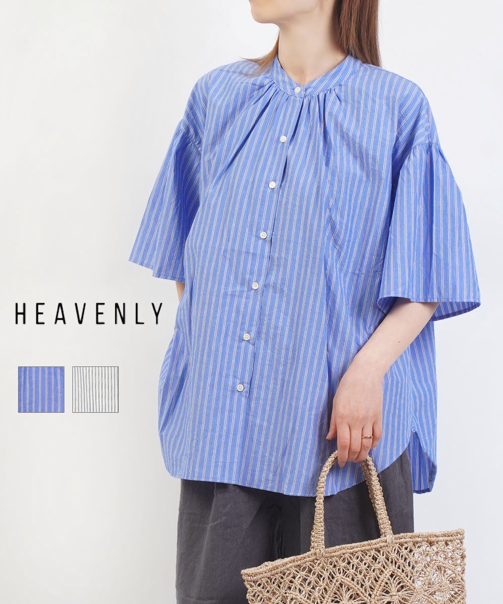 DANTON(ダントン)シャンブレー半袖ワークシャツ | BLEU COMME BLEU