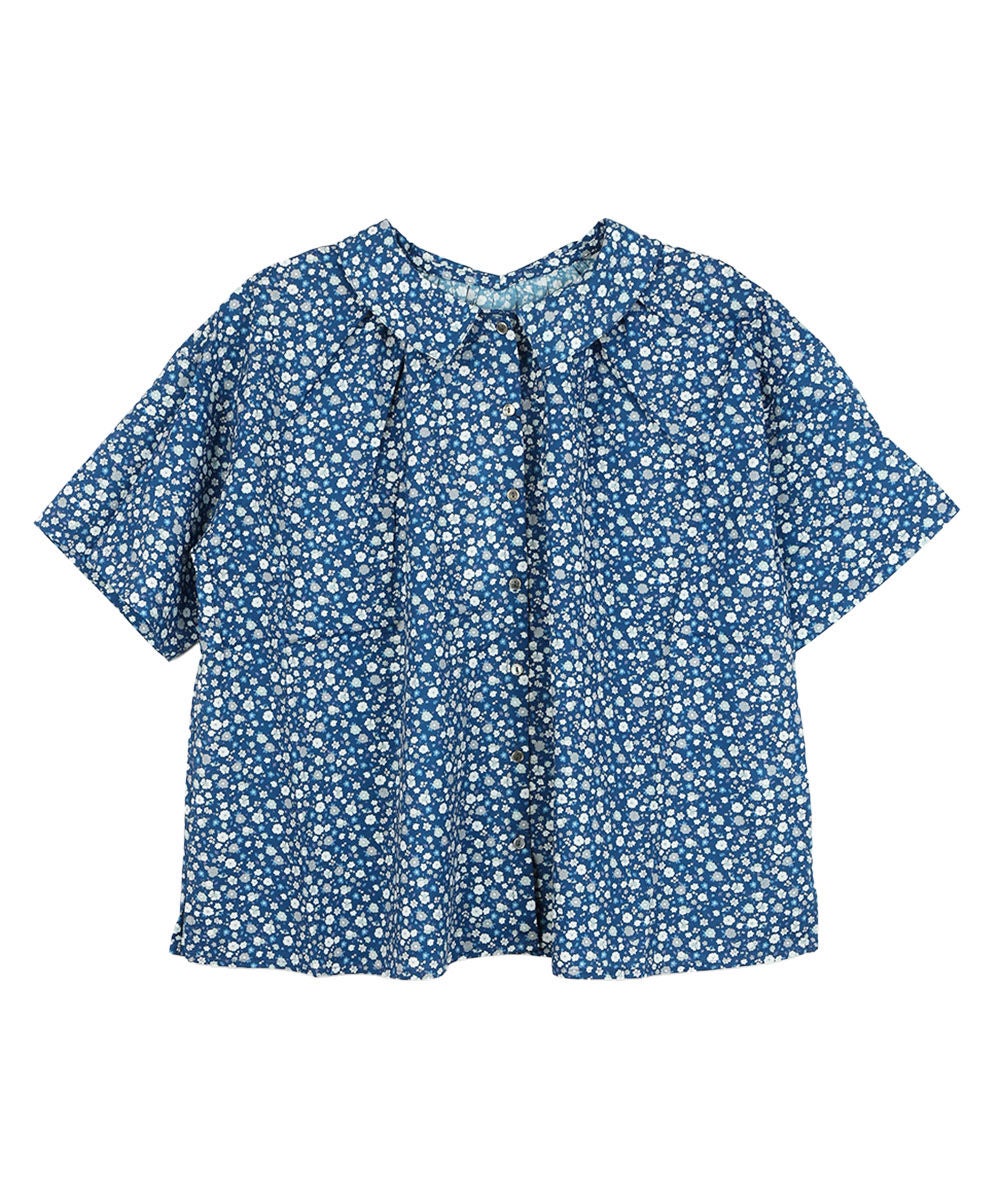 ヘブンリーブラウス BLUE LAKE MARKET 新品未使用 ベスト 2点 HEAVENLY(ヘブンリー)フラワープリント2WAYブラウス | BLEU COMME BLEU