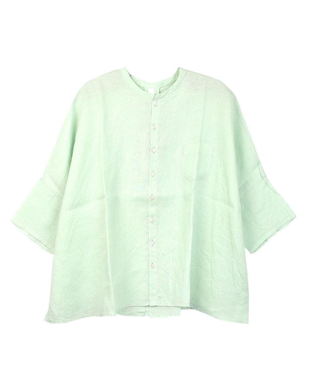 NATURAL LAUNDRY(ナチュラルランドリー)リネンランドスケープシャツ