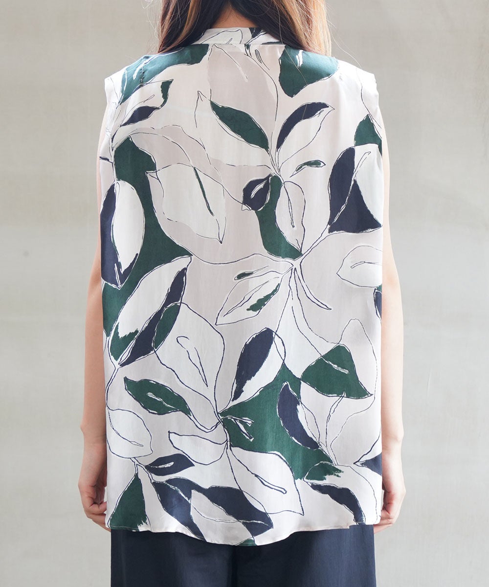 SACRA(サクラ)MODERN LEAVES TOP | BLEU COMME BLEU(ブルーコムブルー)