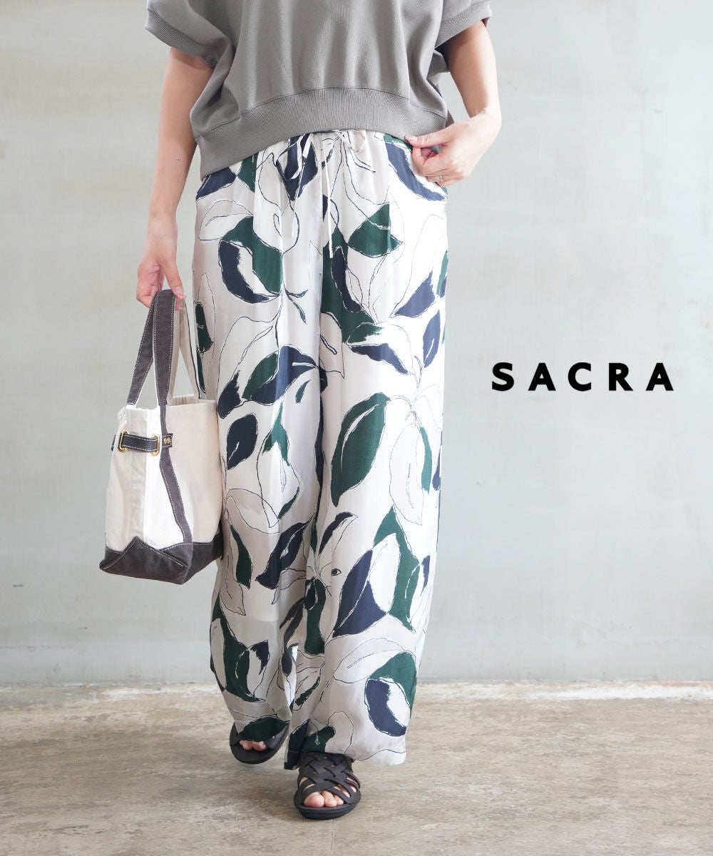 SACRA(サクラ)MODERN LEAVES PANTS | BLEU COMME BLEU(ブルーコムブルー)