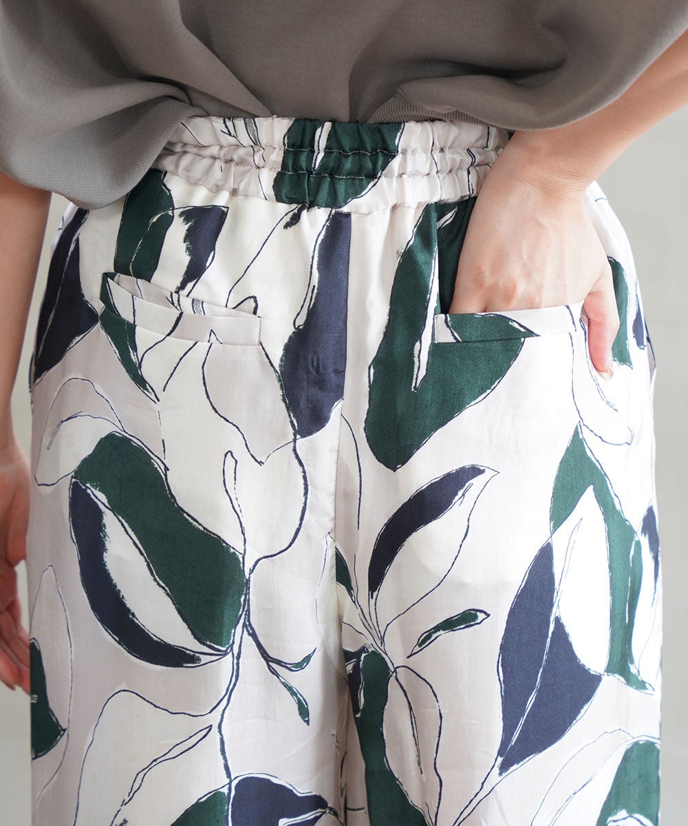 SACRA(サクラ)MODERN LEAVES PANTS | BLEU COMME BLEU(ブルーコムブルー)