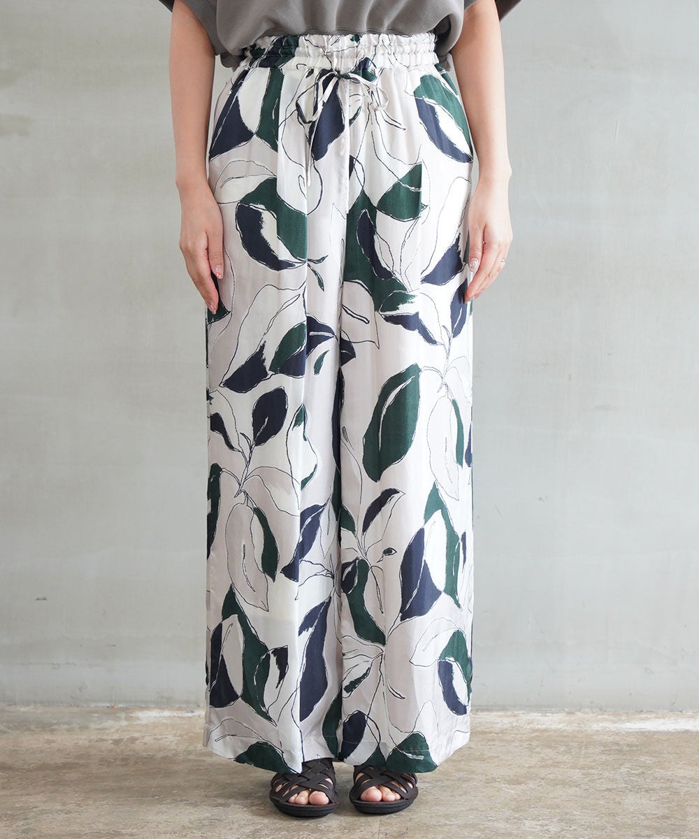 SACRA(サクラ)MODERN LEAVES PANTS | BLEU COMME BLEU(ブルーコムブルー)