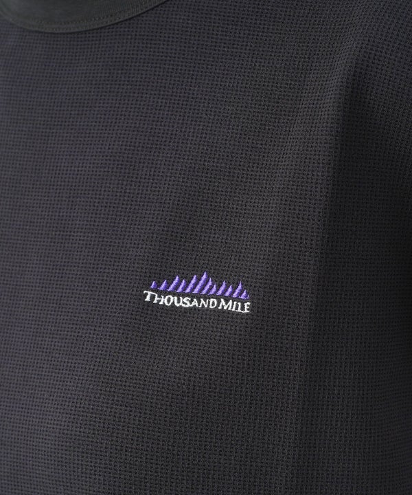 THOUSAND MILE(サウザンドマイル) テックワッフル フレンチスリーブTシャツ（4枚目）
