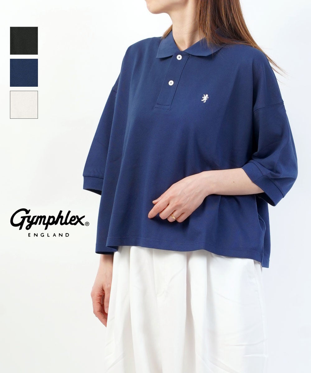ジムフレックス Gymphlex/ ポロカラードルマンスリーブ プルオーバー 楽天市場】GYMPHLEX ジムフレックス ポロカラー ドルマンスリーブ プル