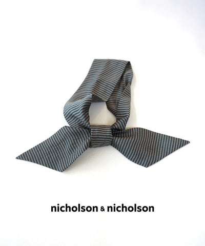 nicholson&nicholson(ニコルソン&ニコルソン) リボンスカーフ