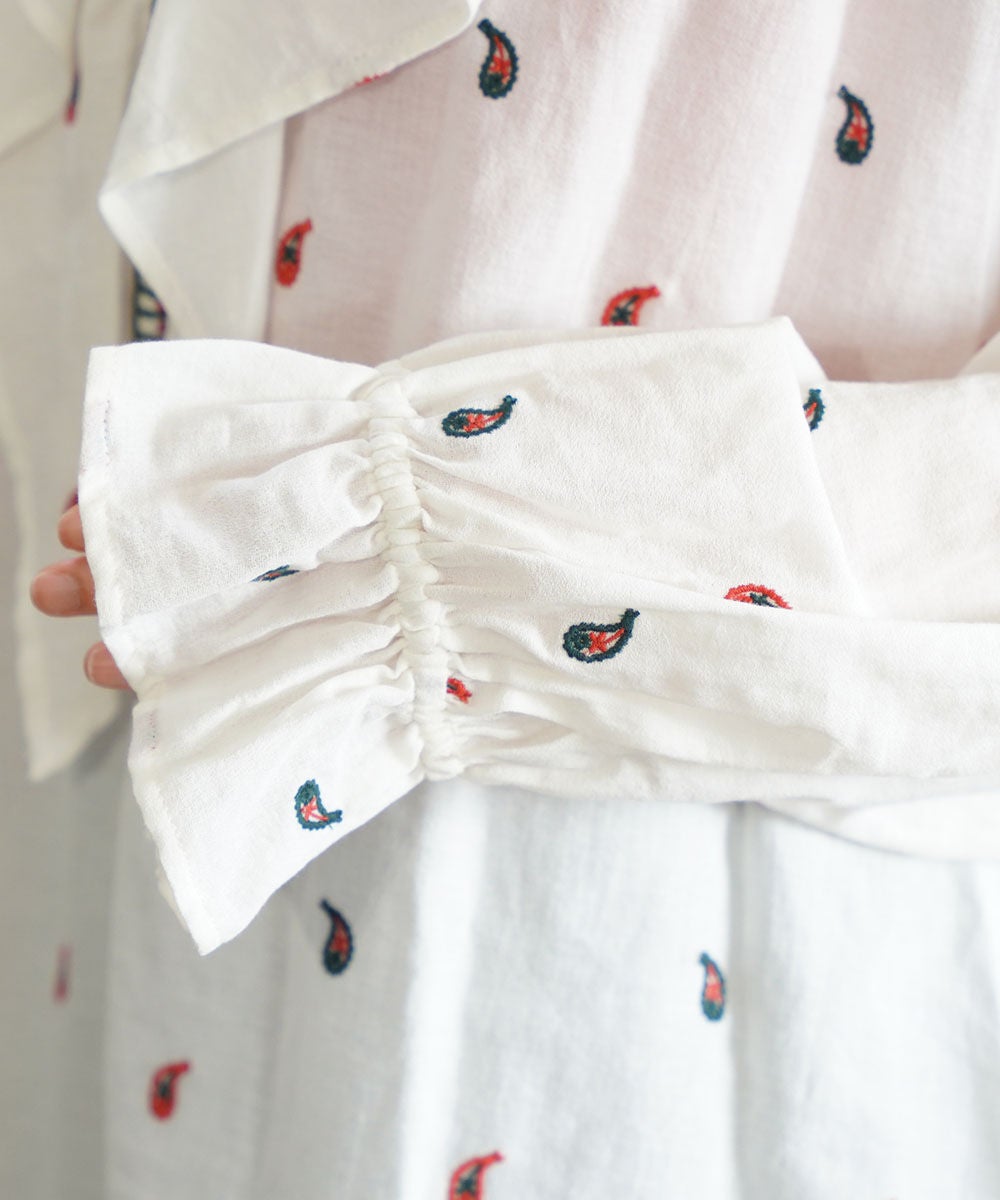 THE SHINZONE(ザ シンゾーン)PAISLEY EMBROIDERED BLOUSE | BLEU COMME