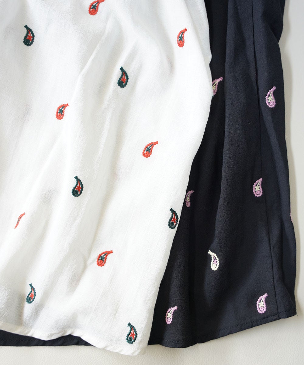 THE SHINZONE(ザ シンゾーン)PAISLEY EMBROIDERED BLOUSE | BLEU COMME