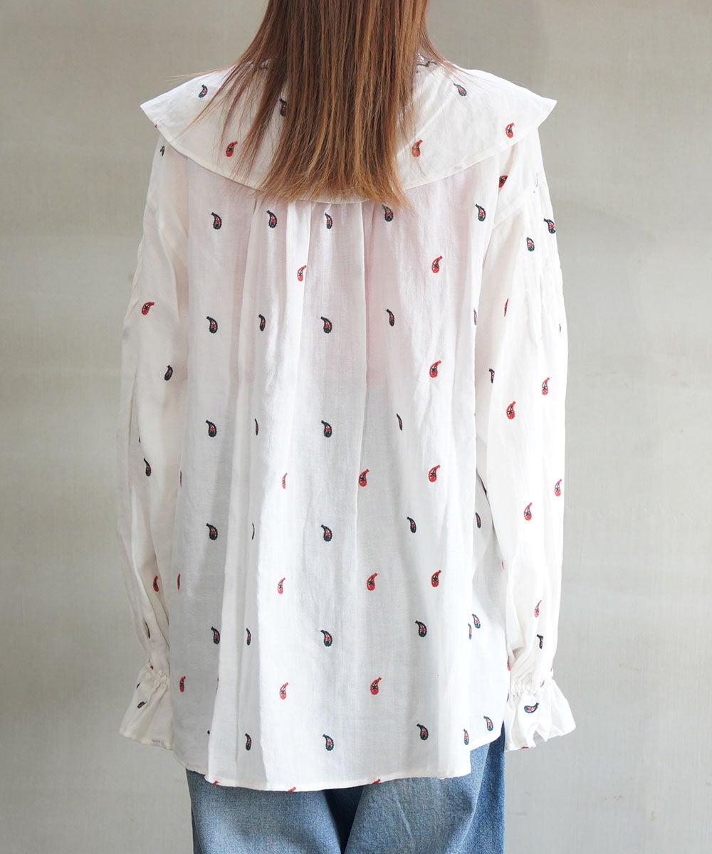 THE SHINZONE(ザ シンゾーン)PAISLEY EMBROIDERED BLOUSE | BLEU COMME
