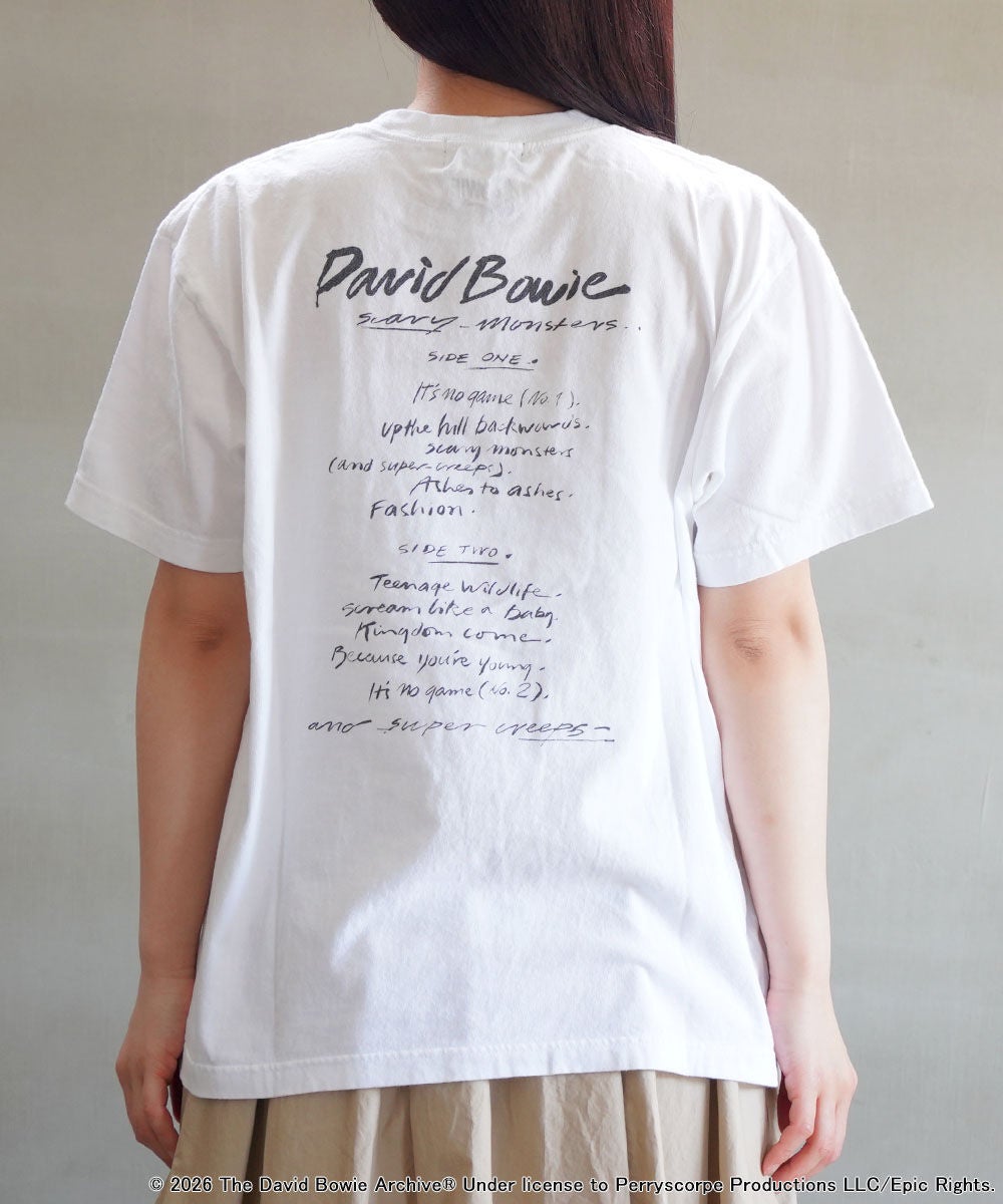 ★新品★グッドロックスピード★DAVID BOWIE WHITE TEE デヴィッド・ボウイ（DAVID BOWIE）TOUR1983 Tシャツ【グッドロック