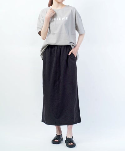 utilite(ユティリテ) プリントTシャツ APPLE PIE