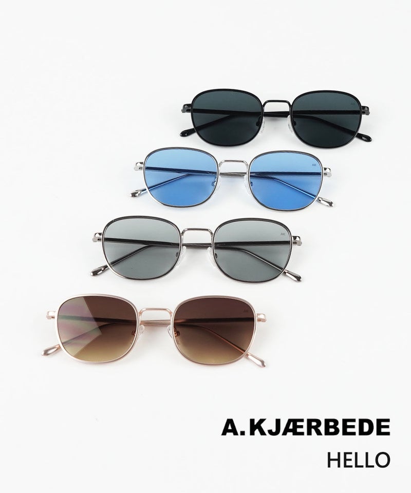 A.KJAERBEDE(エキアビド) HELLO ハロー Matte Gold(MGLD)