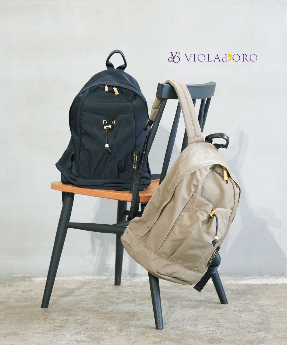 VIOLAd'ORO(ヴィオラドーロ)GINO ナイロンバックパック | BLEU COMME